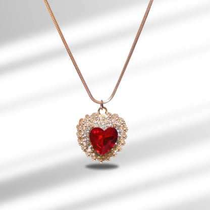 Heart and Sword Necklace