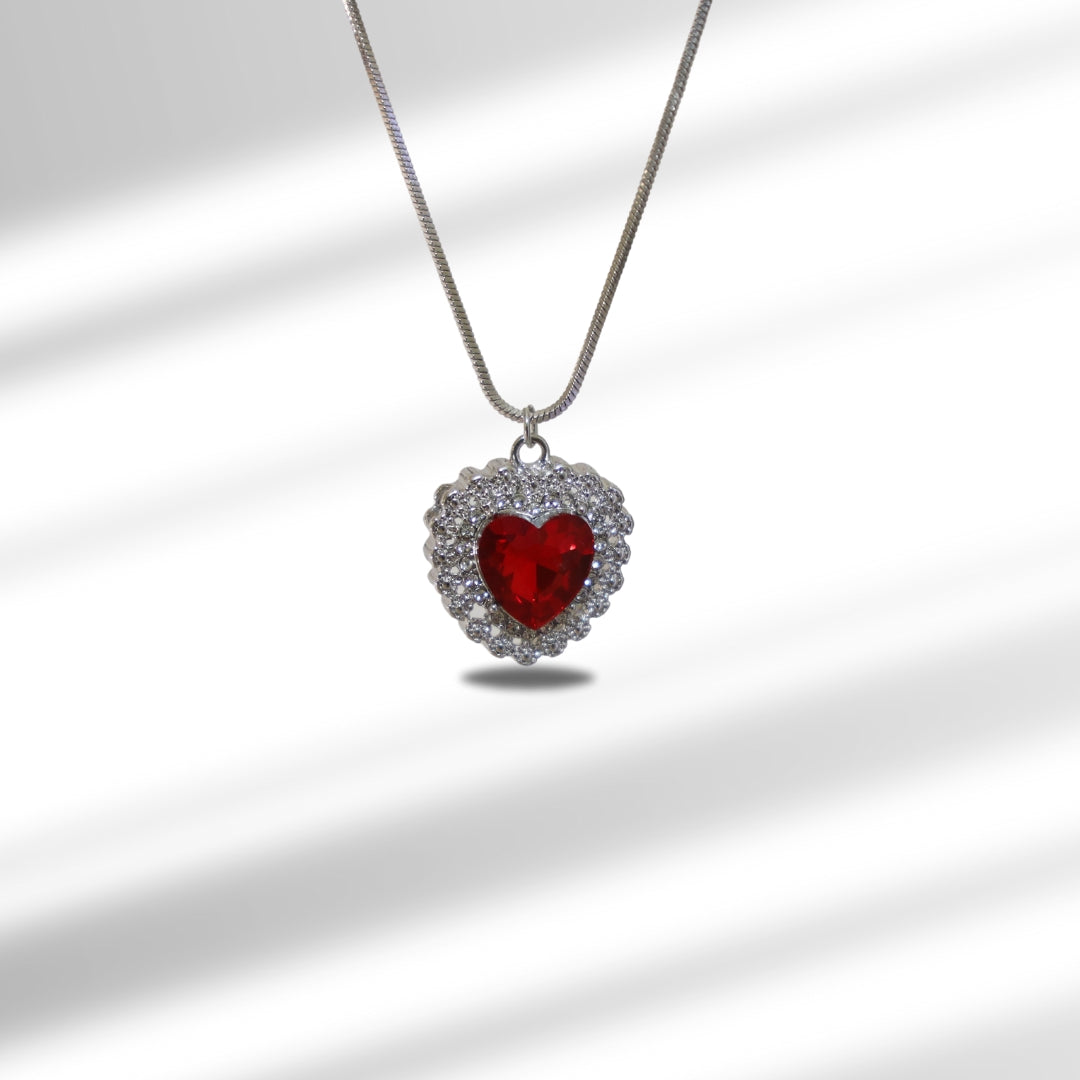 Heart and Sword Necklace